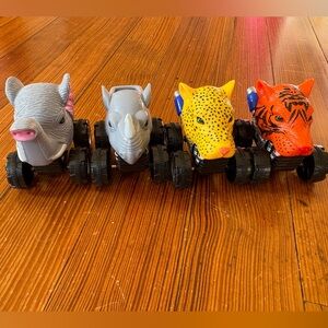 Animal-Themed Toy Cars Set